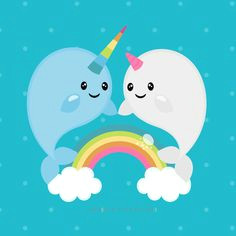 lt 3 rainbow cartoon rainbow unicorn narwhal drawing rainbow