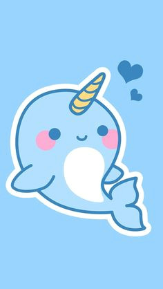 kawaii narwhal a lot of people do t find them cute but i think