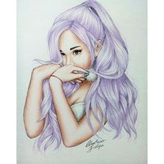 ariana grande anime ariana grande drawings ariana grande fans ariana grande wallpaper queen sketches beautiful paintings fantasy art cook