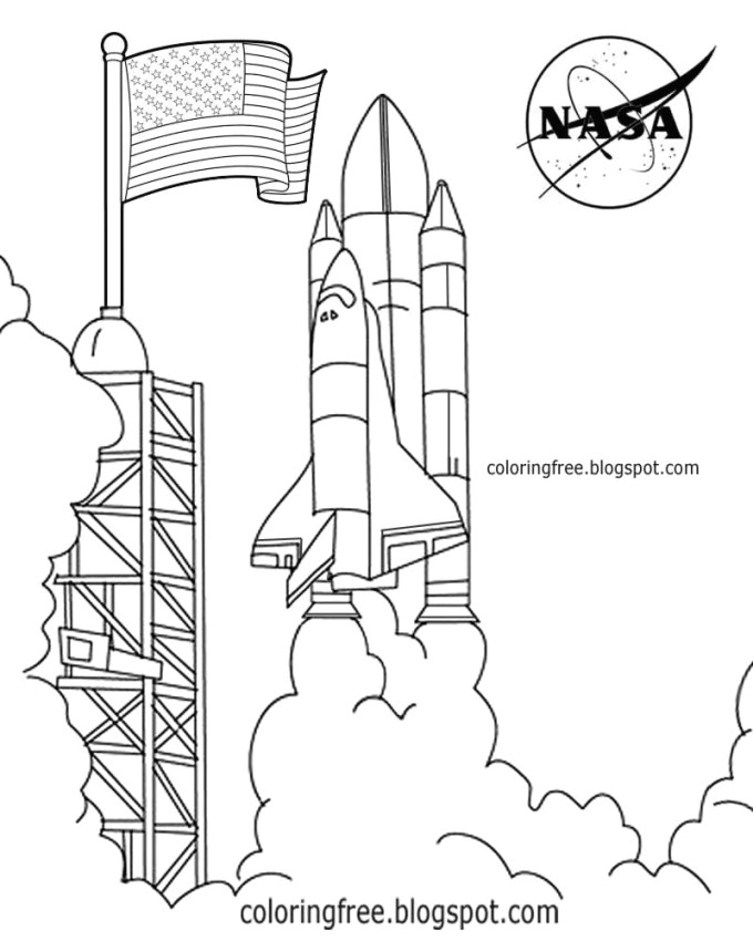 rocket drawing rocket nasa 680x850