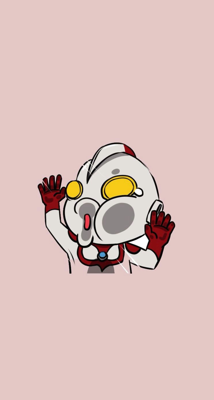 just slapped a cute ultraman on your screen mobile9
