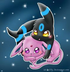 espeon and umbreon cuddle by isi daddy on deviantart umbreon and espeon