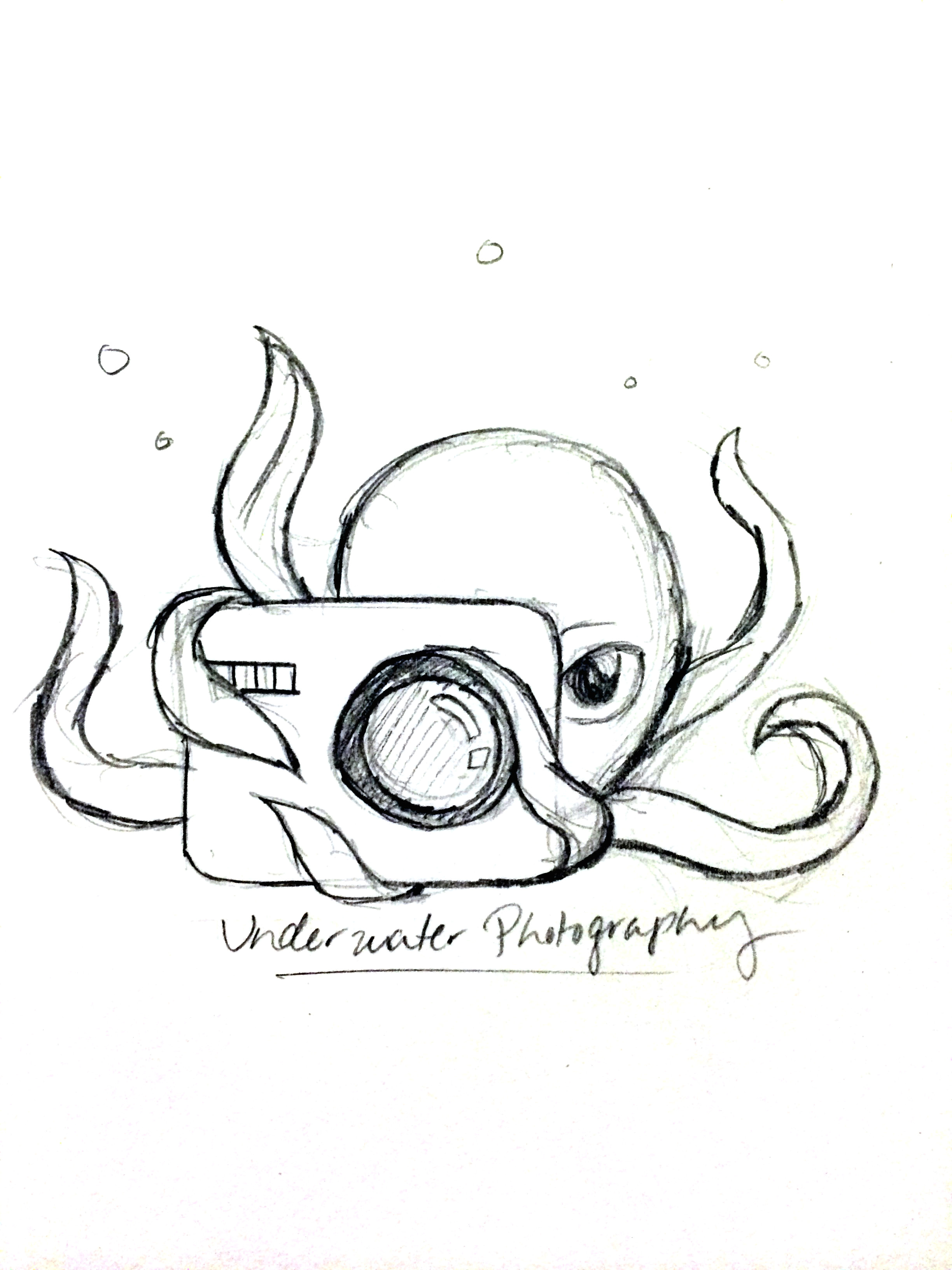 underwater drawing cute 2448x3264