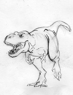 cool dinosaur drawing image