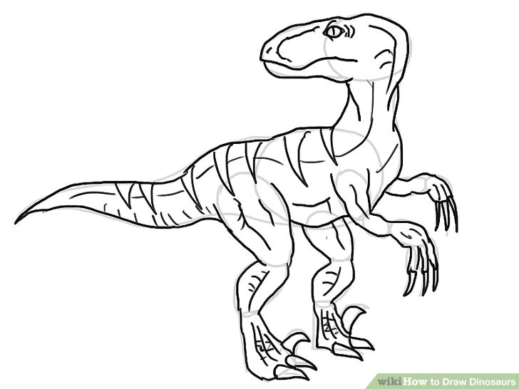 image titled draw dinosaurs step 9