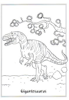 42 disegni di dinosauri da colorare