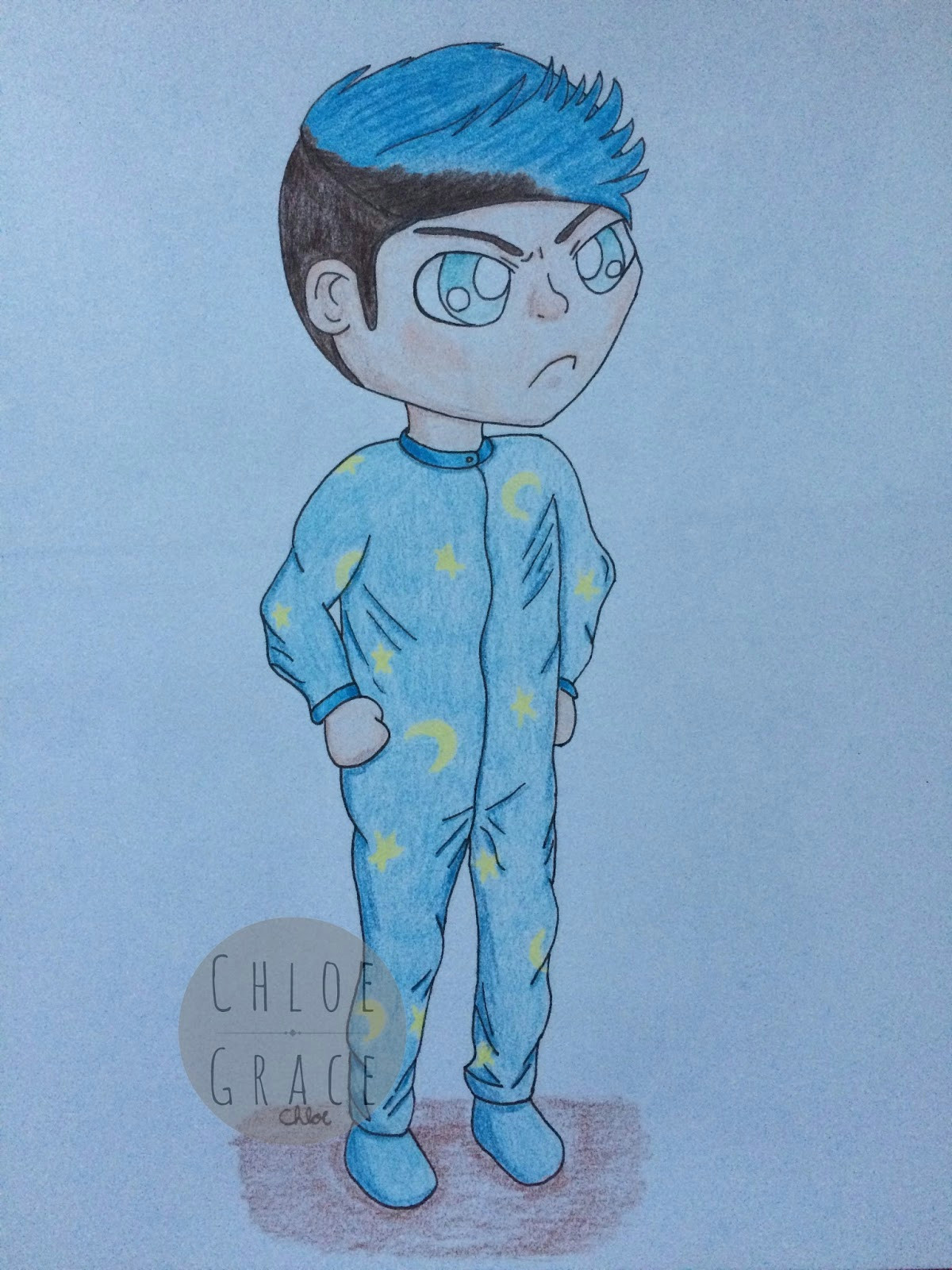 i love drawing fan art so much xd i watched dantdm play this game called among the sleep really cool game you should see it