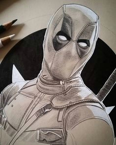 ruiz burgos on instagram deadpool 2 is in theaters now so i think this is a good time to go back to pencils and drawing vancityreynolds as the