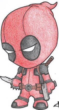 deadpool dessin deadpool drawings batman drawing marvel drawings cartoon drawings cute