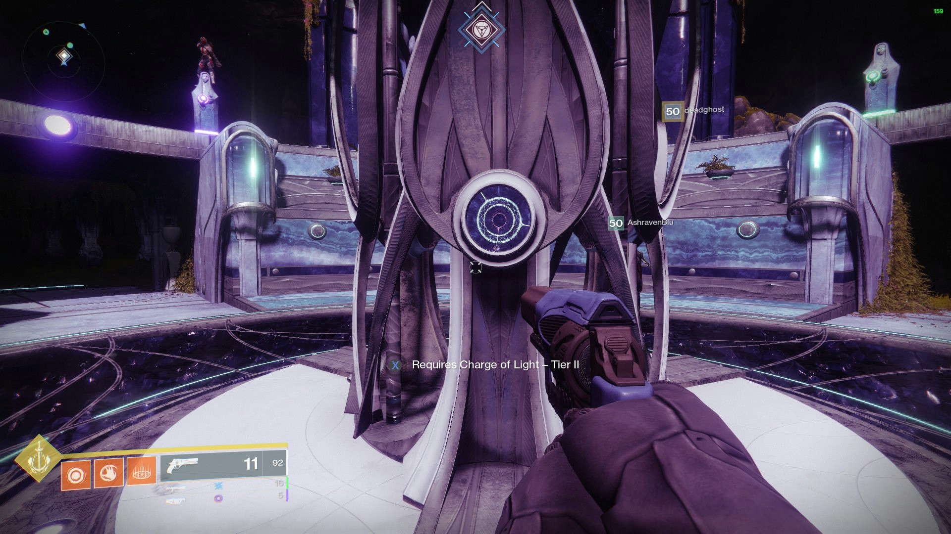 access the blind well in the dreaming city and then offer a charge of light
