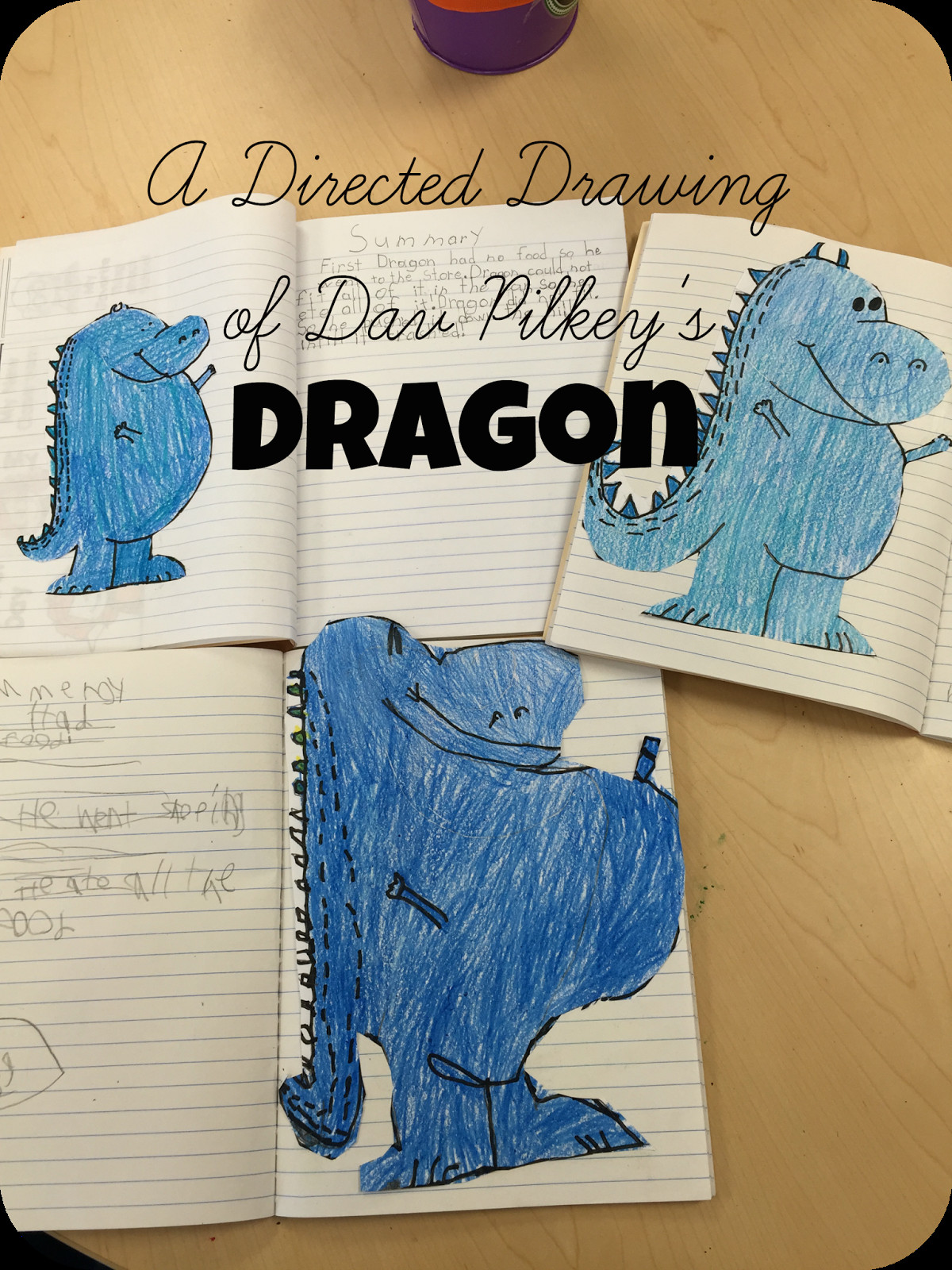 teaching in stripes directed drawing dav pilkey s dragon