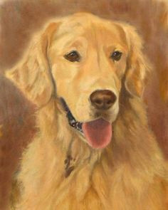 golden retriever print golden retriever art golden retriever oil golden retriever portrait dog art dog art print by p tarlow