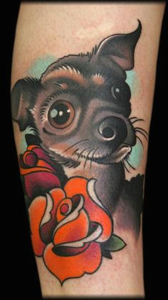 dog tattoo