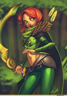 dota2 lyralei the windrunner dota n n d d d d n dota art