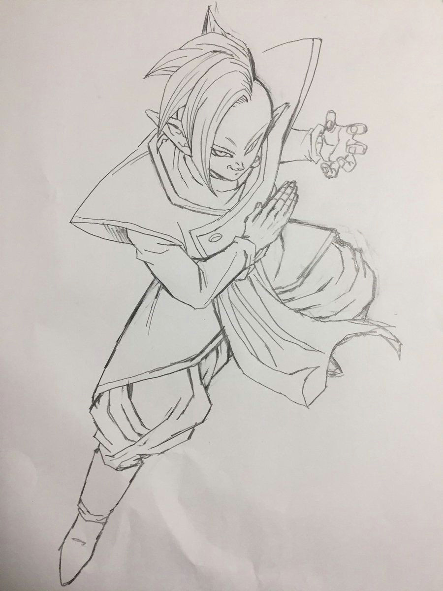 zamasu bringer of despair drawn by young jijii found by songokukakarot