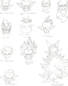 dragon ball z character reference material songokukakarot character sheet character drawing character