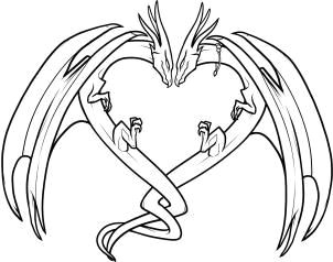 how to draw dragon love dragon love step by step dragons draw a dragon fantasy free online drawing tutorial added by dawn october 11 2011