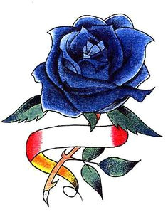 bit dark but still pretty blue rose tattoos blue roses tattoo sketches cute