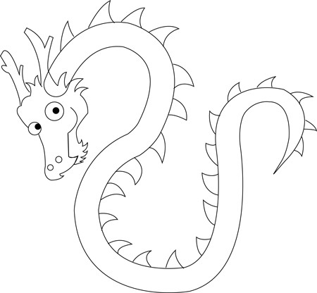 how to draw chinese dragon