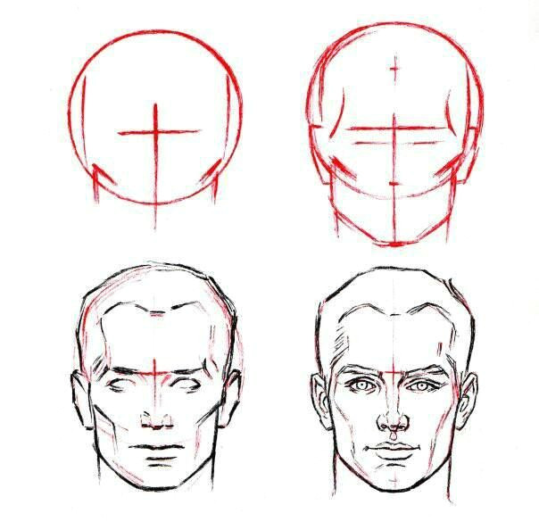 how to draw man face s abed ramadan