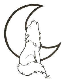 holwing wolf howling wolf tattoo wolf howling snarling wolf wolf outline simple