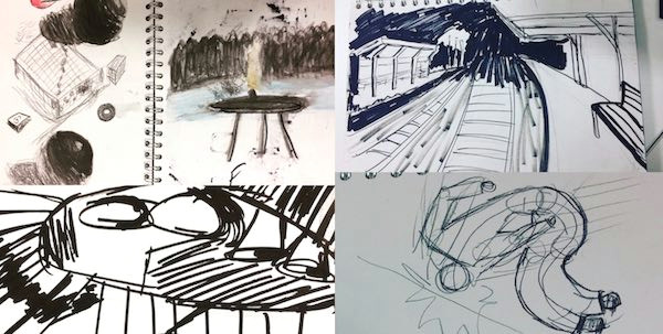 drawing classes for production designers third year ba and ma film practice london college of communication university of the arts london