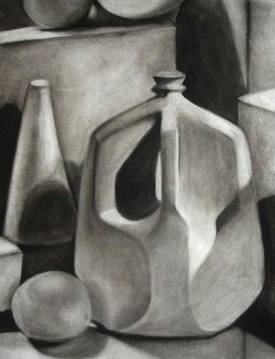 still life objects white object still life assignment drawing projects drawing lessons