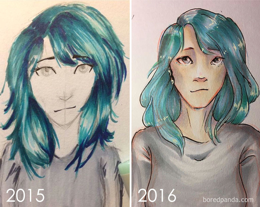 33 1 year progress by bethany