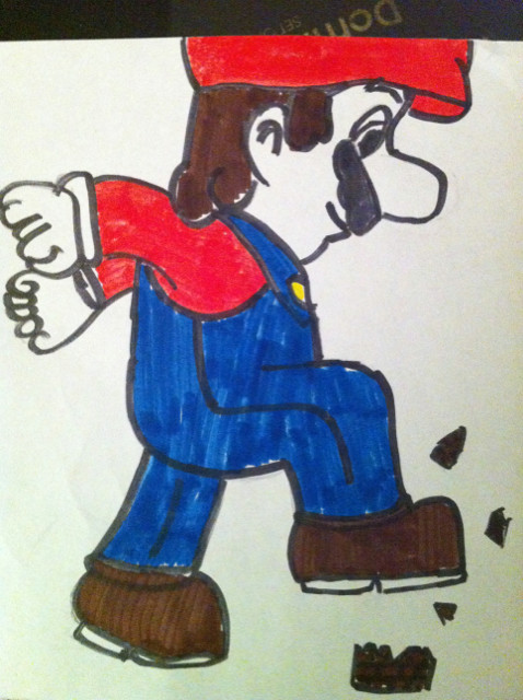 marker drawing by willi 10 years old our artist of the day on 10 19 2012 kidart supermario