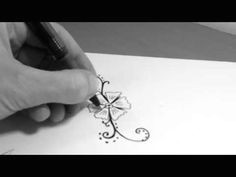 how to draw a flower tattoo design 3 youtube simple tattoo designs flower tattoo