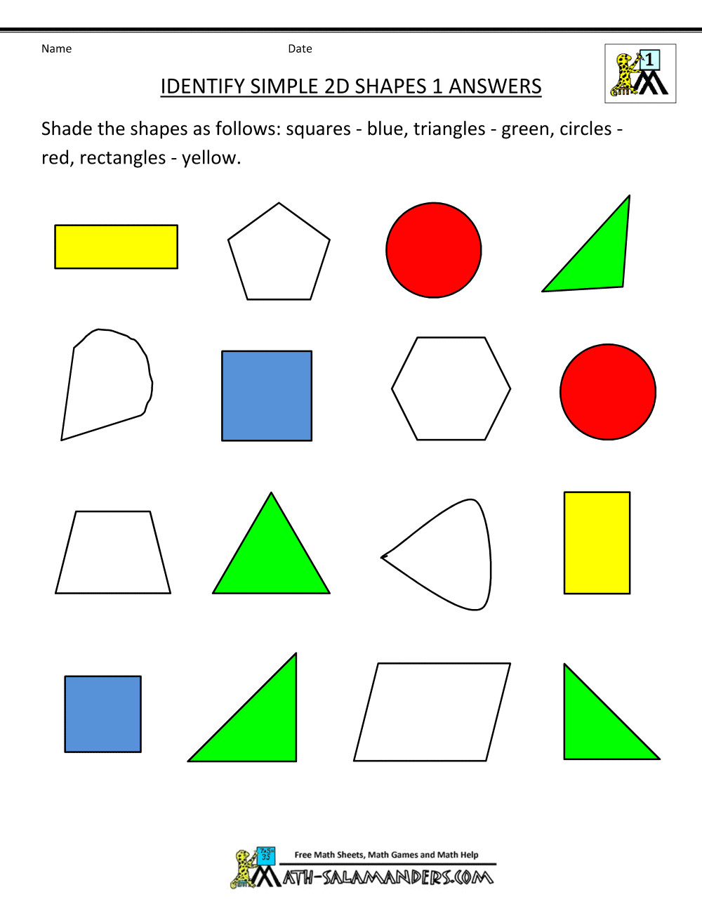identify simple 2d shapes 1