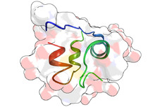 insulinmolekul animation der tertiarstruktur von insulin