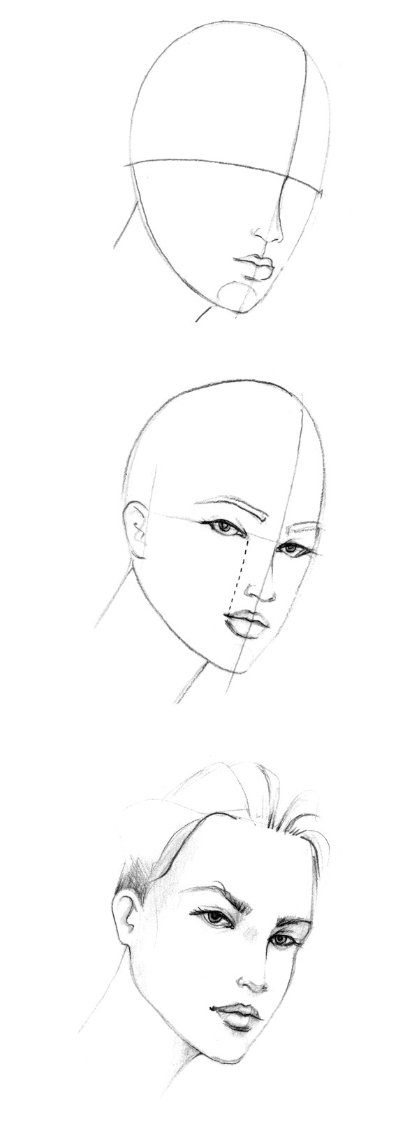 drawing how to draw the three quarter view fashion finishing school