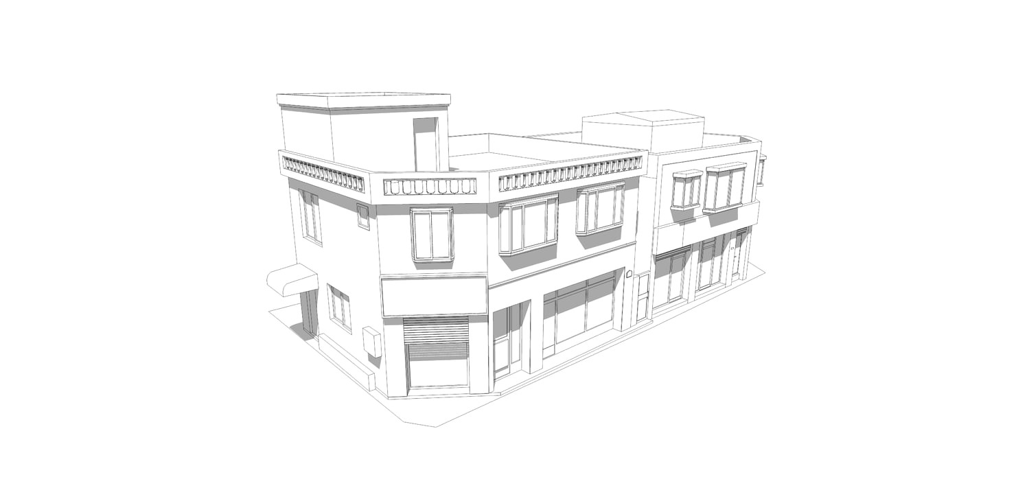 3d small building
