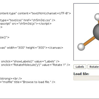 simple viewer the complete html code listing required to provide a simple interface without structure