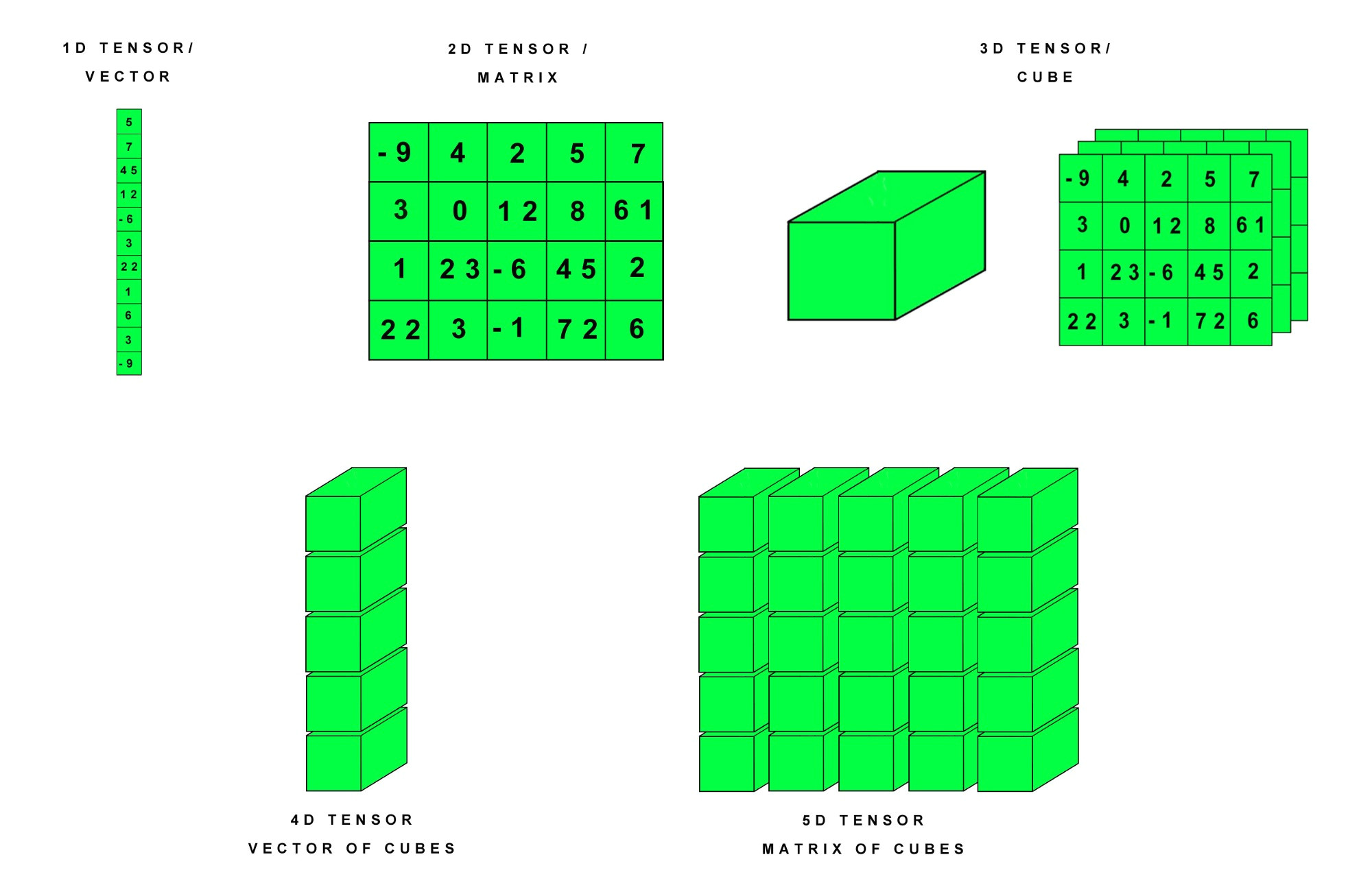 0d tensors scalars