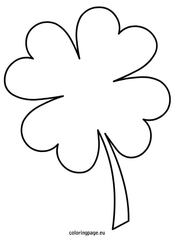 four leaf clover template