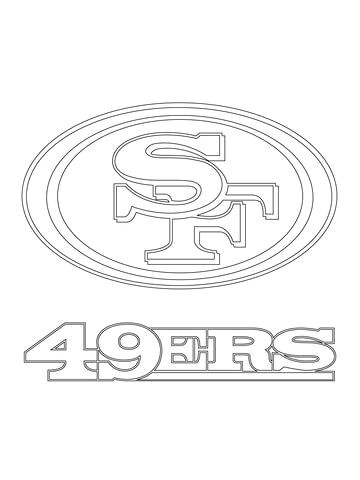 san francisco 49ers logo coloring page from nfl category select from 20946 printable crafts of cartoons nature animals bible and many more