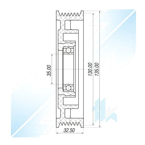 klimakompressor riemenscheibe fur toyota avensis t25 2 0 2 2 2 4 2