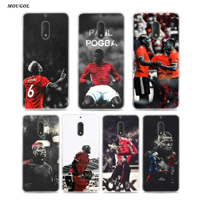mougol football paul pogba printing drawing transparent hard phone cases cover for nokia 3 5 6 2017