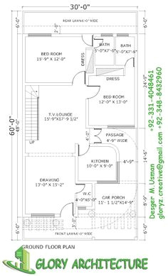 30x60 house plan elevation 3d view drawings pakistan house plan pakistan