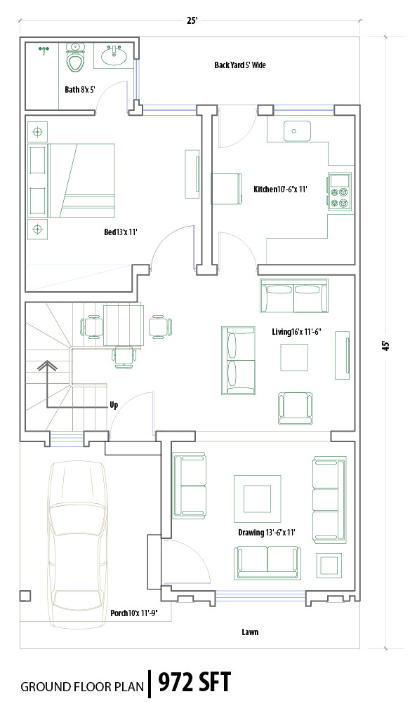 5 marla house plan single story 28 collection of 5 marla house plan drawing pakistan of 5 marla house plan single story gif