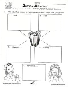 fun five senses activity descriptive writing