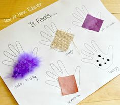 it feels like exploring the sense of touch activity for preschoolers stay at home educator