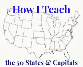 learning the 50 states their capitals and their map locations