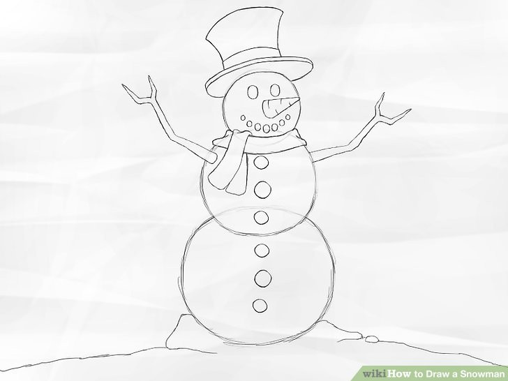 image titled draw a snowman step 6