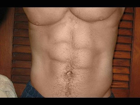 photoshop best way to get six pack abs