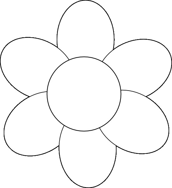 flower template free printable google search