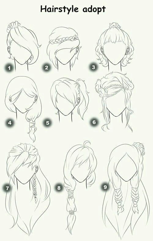 i like 4 7 and 8 anime animation pics pinterest drawings how to draw hair and drawing tips