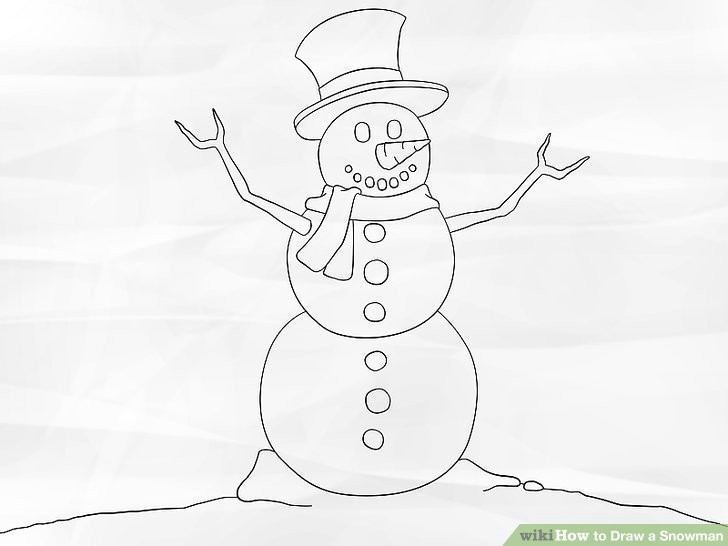 image titled draw a snowman step 7
